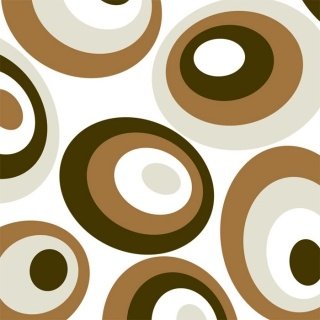 Vliesová fototapeta Brown Ovals L-378