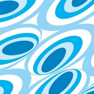 Vliesová fototapeta Blue Ovals L-380