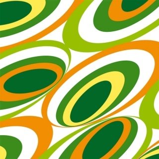 Vliesová fototapeta Green Ovals L-382