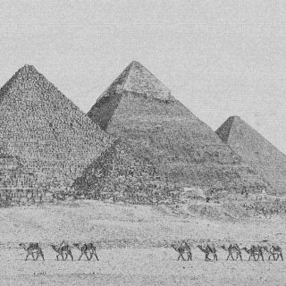 Vliesová fototapeta Egyptské pyradmidy L-326