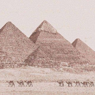 Vliesová fototapeta Egyptské pyradmidy L-327