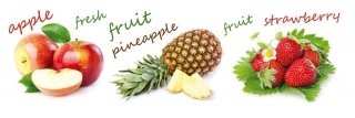 Fototapeta na linku Fruit Mix 180 x 60 cm KI180-022