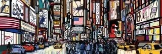 Fototapeta na linku Times Square 180 x 60 cm KI180-040