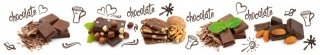 Fototapeta za linku KI350-021 Chocolate 350 x 60 cm