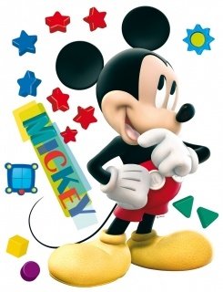 Samolepicí dekorace Mickey DK858 - 65 x 85 cm
