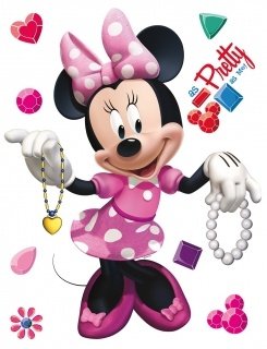 Samolepicí dekorace Minnie DK1754 - 42,5 x 65 cm