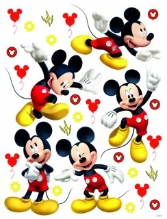 Samolepicí dekorace Mickey Mouse DK2311 - 65 x 85 cm