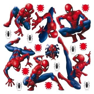 Samolepicí dekorace Spider-man DKS1090 - 30 x 30 cm