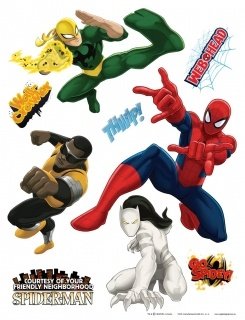 Samolepicí dekorace Marvel hrdinové DK1775 - 65 x 85 cm