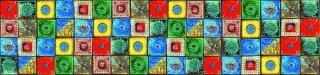 Fototapeta do kuchyně KI260-107 Lisboa Tiles 260 x 60 cm