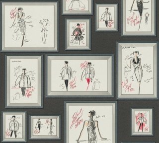 A.S. Creation tapeta 37846-1 Karl Lagerfeld 0,53 x 10,05 m