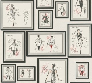 A.S. Creation tapeta 37846-3 Karl Lagerfeld 0,53 x 10,05 m