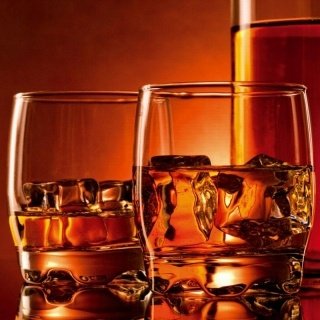 Obraz na skle Whiskey 30 x 30 cm GL-30-018