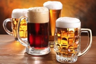 Obraz na skle Pivo 45 x 30 cm GL-45-020