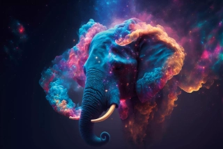 DIMEX vliesová fototapeta Elephant 375 x 250 cm MS-5-AI-0003